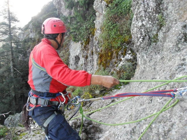 Descenso de cuerda, Rappel